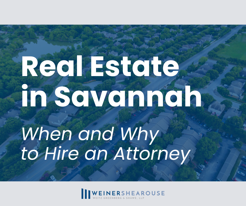 Real Estate in Savannah